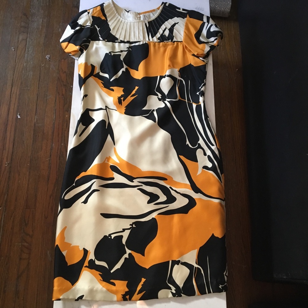 Badgely Mischka silk dress